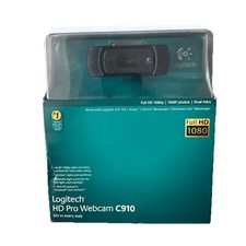 Logitech HD Pro Webcam C910 – 1080p Full HD – 10MP – Autofocus- New in Box picture