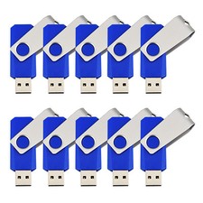 10PCS USB 2.0 Flash Drive Thumb Pen Drives Rotating Memory Sticks U Disk Storage picture