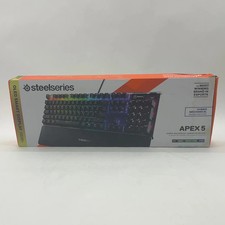 SteelSeries Apex 5 KB-00013 Wired Gaming Keyboard Black picture