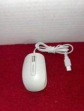 Macally Mouse wired USB C Optical for Mac and PC - Quiet 5 Button picture