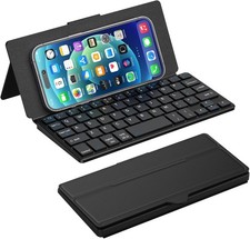 Doohoeek Universal Bluetooth Mini Keyboard for Samsung Z Fold,iPad Mini 7,Phones picture