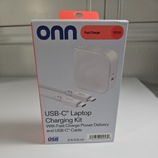 ONN 100W Fast Charge USB-C Laptop Charging Kit With Fast Charge Power Delivery  picture