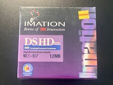 Imation 5.25 Inch 1.2 MB IBM Formatted 10 Pack DS HD High Density Diskettes Disk picture