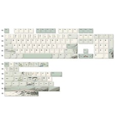 YUNZII Spring Tea 145-Key Dye-Sub PBT Custom Mechanical Keyboard Keycaps picture