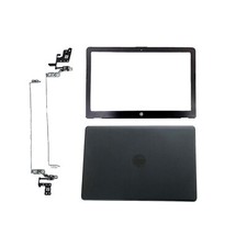 For HP 15-bs013dx 15-bs015dx 15-bs0xx Back Cover Black+ Bezel+ Hinges 924899-001 picture