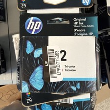 NEW  HP 62 Tri-Color Original Ink Cartridge Genuine Ink Expired New In Box picture