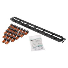 PANDUIT Cat5e Modular Patch Panel Kit 24 Ports CPPK24BLY picture