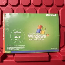 Microsoft Windows XP Home Edition 2002 Brand New Factory Sealed Dist w/ New Comp picture