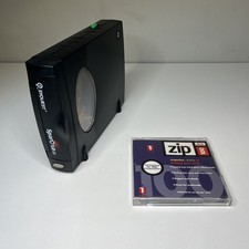 Untested Vintage SyQuest SparQ 1.0 GB External Parallel Port SPARQ1PE Zip Disk picture