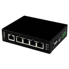 STARTECH IES51000 NETWORK UP TO 5 ETHERNET DEVICES THROUGH A RUGGED, INDUSTRIA picture