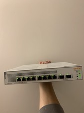 HPE Aruba IOn 1930 8G (JL681A#ABA) PoE 2SFP 124W Switch TESTED picture