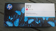 GENUINE HP 727 Magenta DesignJet Ink Cartridge F9J77A 300ml NEW SEALED BOX picture