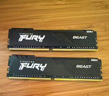 Kingston FURY Beast 64GB (2x32GB) DDR4-3600 PC4-28800 CL18 Desktop Memory Kit picture