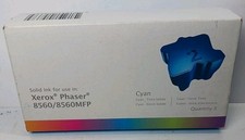 Premium Xerox Phaser 8560 8560MFP Cyan Solid Ink 3 Sticks  New Sealed picture