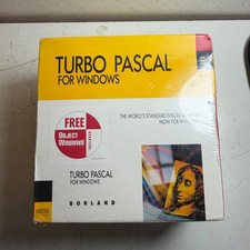 Borland Turbo Pascal Version 1.0 Programming Software for Windows Sealed picture