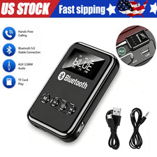 USB Bluetooth 5.0 Transmitter Receiver 4in1 Wireless Audio 3.5mm Aux Car Adapter picture