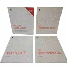Apple User Guide Manuals Macintosh Mac Lot Of 4 Veg picture
