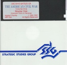 Decisive Battles Of The American Civil War Volume One APPLE II FLOPPY sim game picture