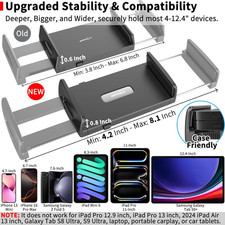 for Sturdy Ipad Holder for Car CD Slot Tablet Mount, 2-In-1 Universal 4.7-11
