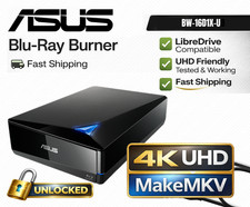 ASUS External Blu-ray writer 4k UHD Ready Firmware MakeMKV BW-16D1X-U picture