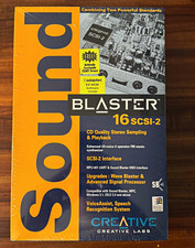 Creative Sound Blaster 16 SCSI-2 ISA Card (1779) NOS Factory Sealed picture