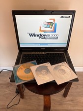 Dell Latitude D820 Retro Laptop Win2000 + Win10 Dual Boot SSD serial port DVD picture