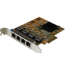 StarTech 4-Port PCI Express Gigabit Network Adapter Card, Quad-Port PCIe Gigabit picture