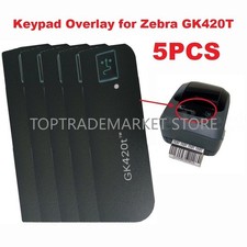 5Pcs New Keypad Overlay Replacement for Zebra GK420T Label Printer lot picture