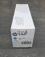 HP CF411A Genuine Toner Cartridge HP 410A Cyan Toner in Box New picture
