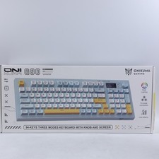 Onikuma G80 94 Keys Three Modes With Knob And Screen Gaming Keyboard Low Latency picture