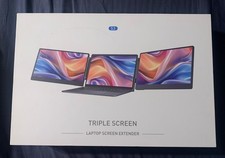 S3 Laptop Screen Extender, 14'' Triple Portable Monitor for Laptop Plug and Play picture