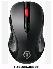VicTsing Wireless Mouse for Laptop, 2.4G Portable USB Mouse Computer Mouse picture