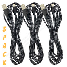 3Pack 6ft USB Phone Fast Charger Cable for iPhone 14/13/12/11/Pro/11/XS/MAX/XR/8 picture