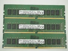 Lot of 3 SK HYNIX 16GB PC4-2400T Desktop Ram / Memory - HMA82GU6AFR8N picture