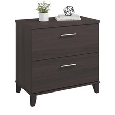 Lateral File Cabinet 2 Drawer Letter Legal Storm Gray WC81580 Bush Home Document picture