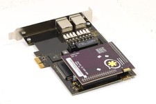 Digium Dual-Port T1/E1 PCIe x1 Digital Interface Card W/VPMOCT064 P/N: 5TE220 picture