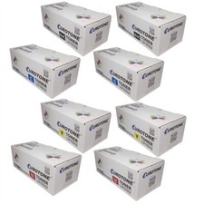 8x Toner for OKI C 9655 like 43837129 - 43837132 Set CMYK picture