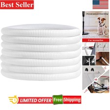 30ft Wire Loom Tubing Protects Pets From Chewing White picture