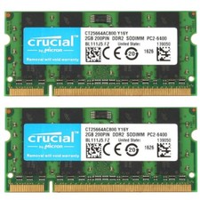 4GB Kit 2x 2GB For HP Pavilion DV6000 Series DDR2 PC2-6400 Laptop Memory RAM AB picture