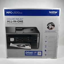 NEW Brother MFC-J1010DW Wireless Color Inkjet All-in-One Printer + Ink Bundle picture