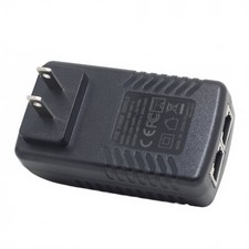 Gigabit 48V PoE Injector Adapter Power Over Ethernet 802.3at af UBNT AP 1000Mbps picture