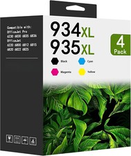 4PK High Yield 934 XL 935 XL Ink Cartridges for HP Officejet Pro 6830 6835 6230 picture