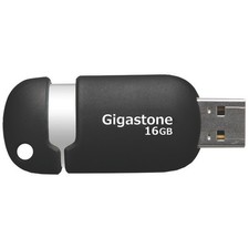 GS-Z16GCNBL-R GIGASTONE 16GB FLSH DRVE BLK picture