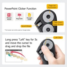SANWA Wireless Handheld Mouse Presentation Clicker for SANWA 3-in-1 Air Mouse picture