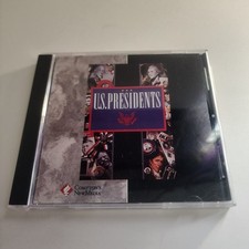 VINTAGE 1993 COMPTON'S NEWMEDIA - US PRESIDENTS REFERENCE CD-ROM - American... picture