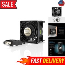 Compact AXIAL 8038 Muffin Fan - 120V AC, 23 CFM Airflow for Efficient Cooling picture