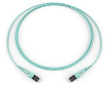 10 PACK LOT Corning 3m LC-LC Duplex 50/125 OM3 Mult 10GB Fiber Cable Uniboot 9FT picture