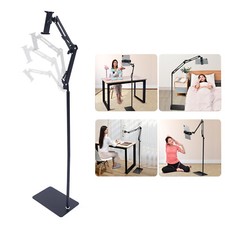 Adjustable Floor Mount Tripod Stand Holder Bracket for 4-11cm Tablet iPad Phone picture