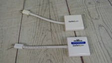 Lot of 2 - StarTech MDP2VGAW Mini DisplayPort to VGA Adapter picture