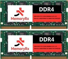 32GB (2X16GB) DDR4 MEMORY Compatible with Synology DiskStation DS925+ picture